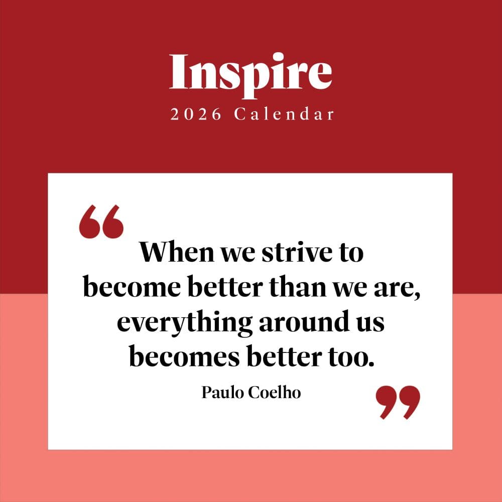 Inspire 2026 Wall Calendar