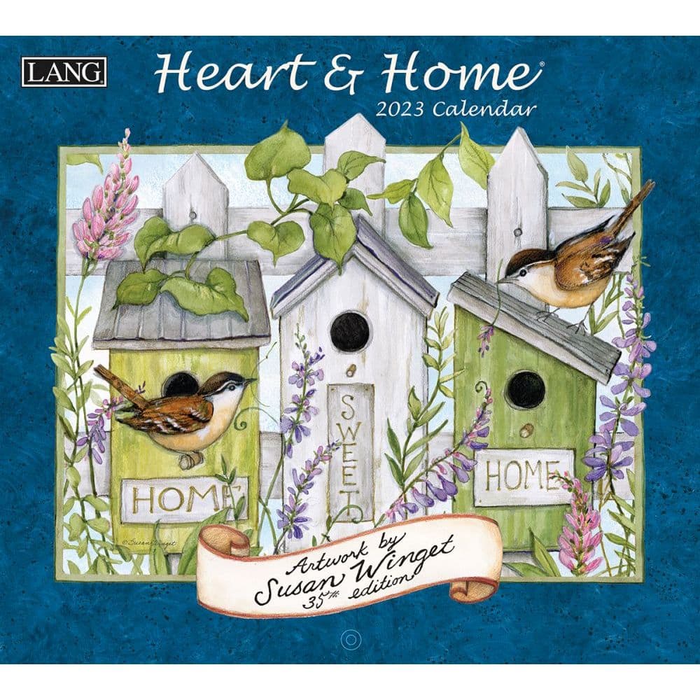 Susan Winget Heart & Home 2023 Wall Calendar