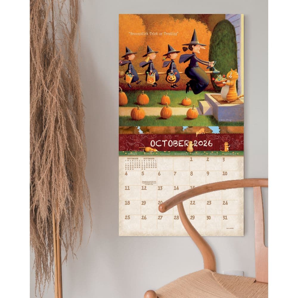 Cats Life by Ned Young 2026 Wall Calendar Fourth Alternate Image