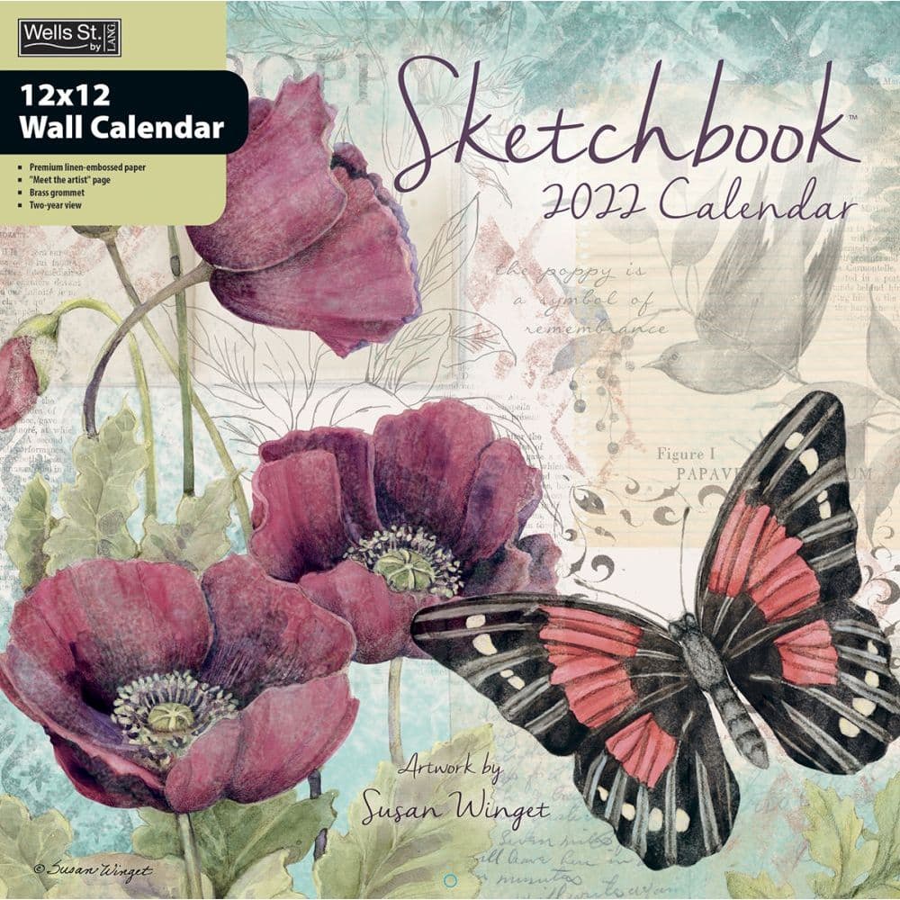 Sketchbook 2022 Wall Calendar