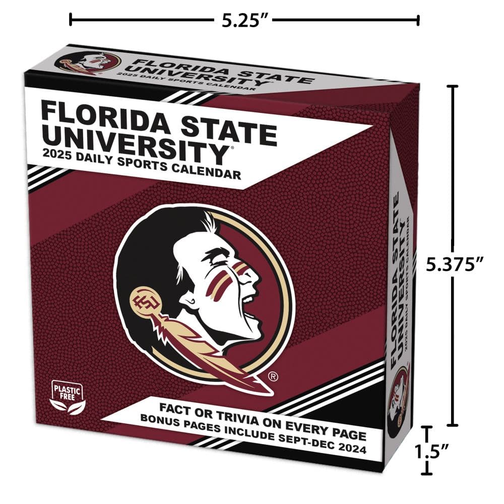 COL Florida State Seminoles 2025 Desk Calendar Fifth Alternate Image