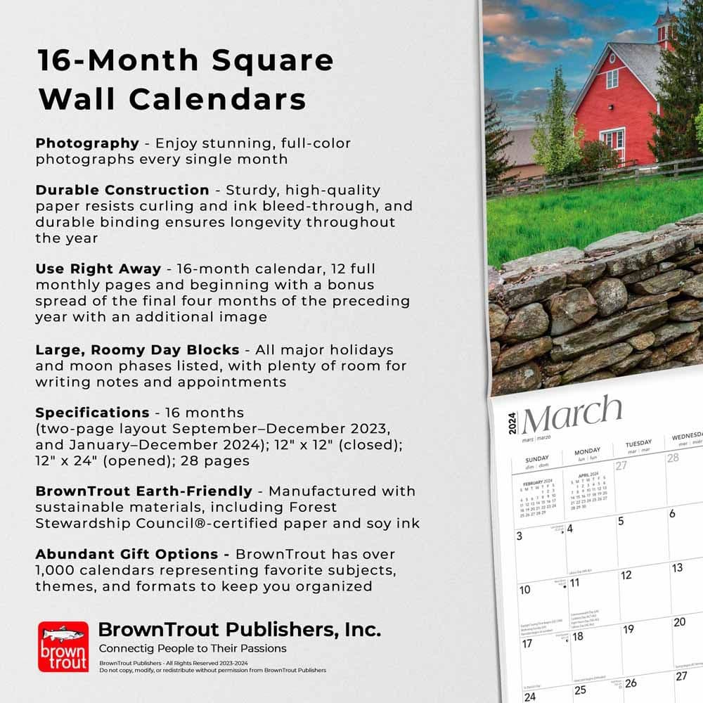 American Farm 2024 Wall Calendar Fourth Alternate Image width=&quot;1000&quot; height=&quot;1000&quot;