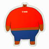 image Tiny Headed Sticker Orange Shirt Pip First Alternate Image width=&quot;1000&quot; height=&quot;1000&quot;