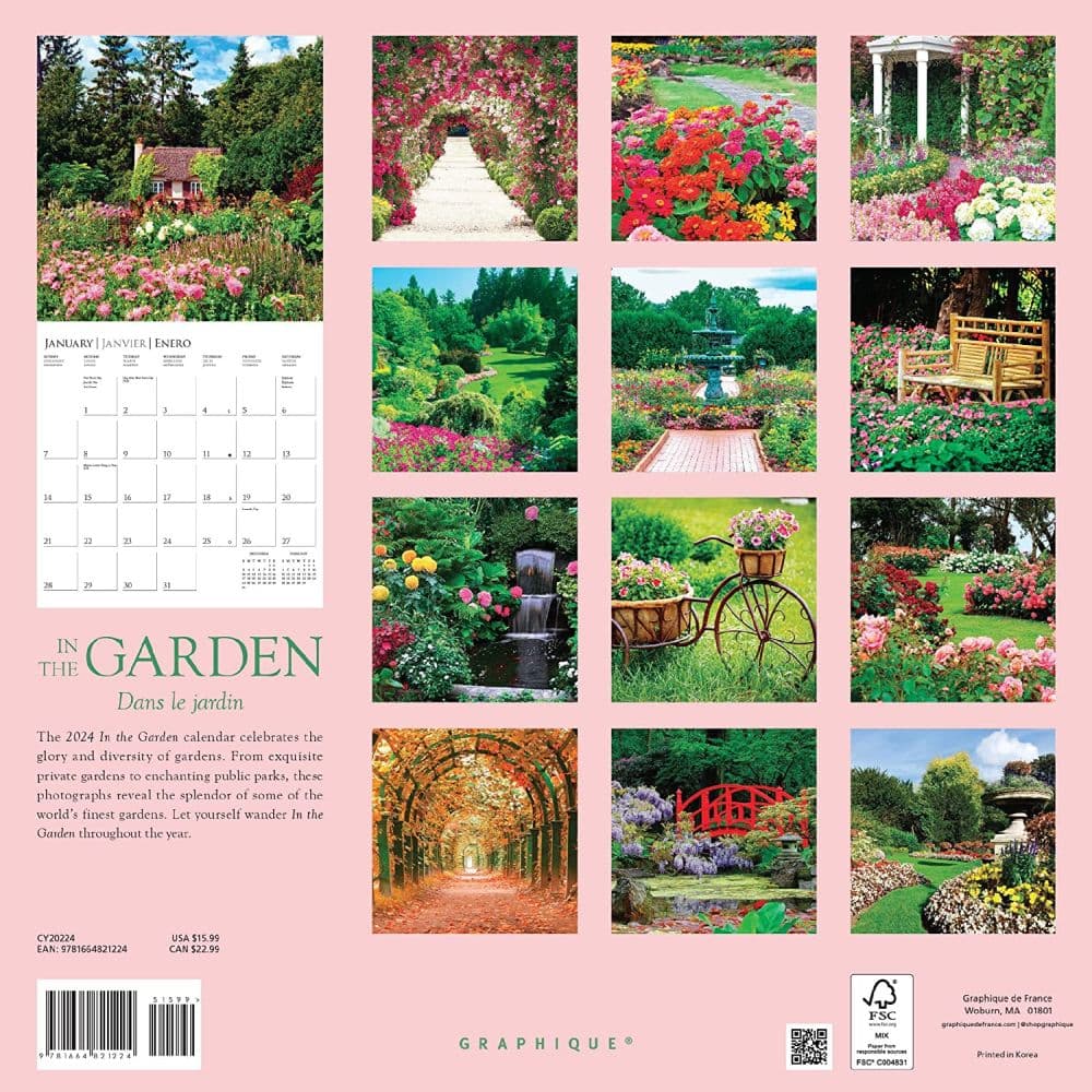 Garden In The Garden 2024 Wall Calendar First Alternate Image width=&quot;1000&quot; height=&quot;1000&quot;
