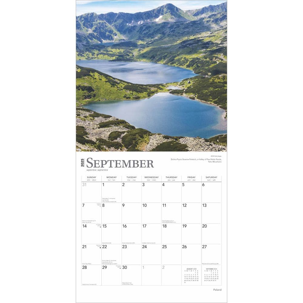 Poland 2025 Wall Calendar Third Alternate Image