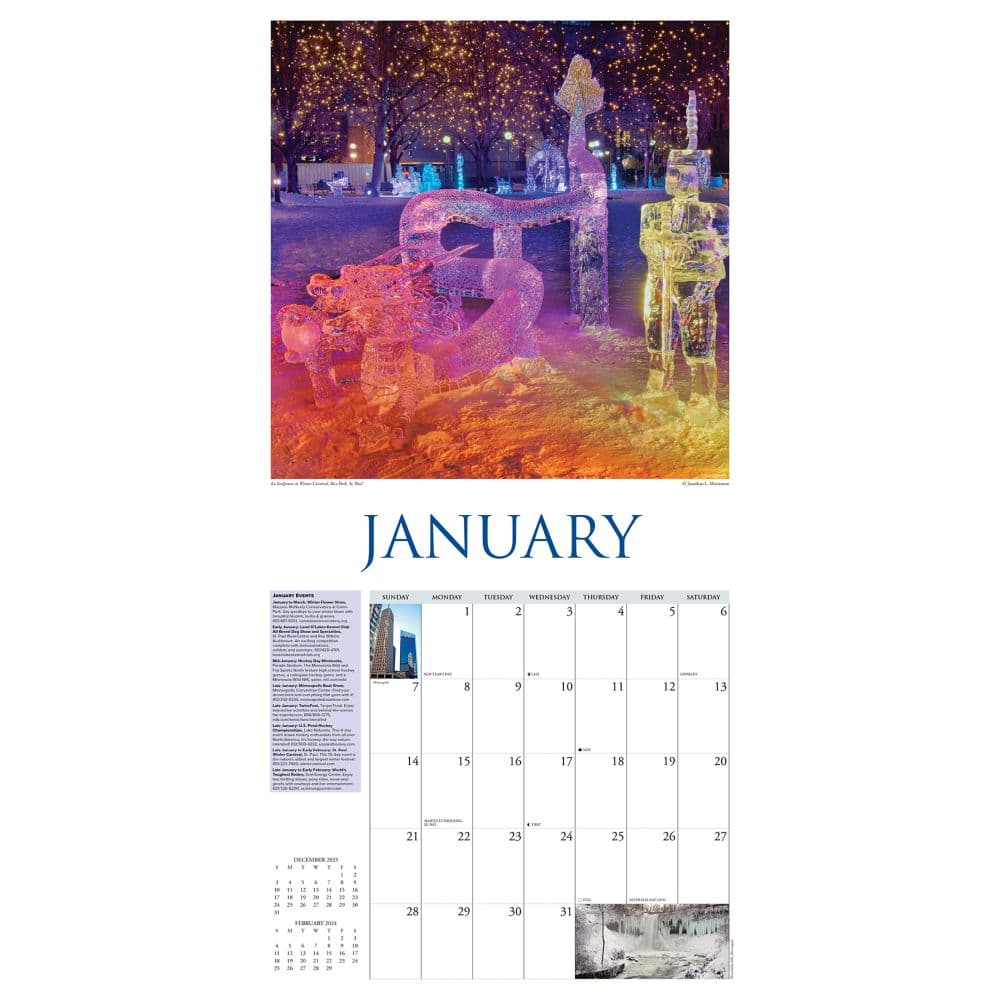 Twin Cities Events 2024 Wall Calendar