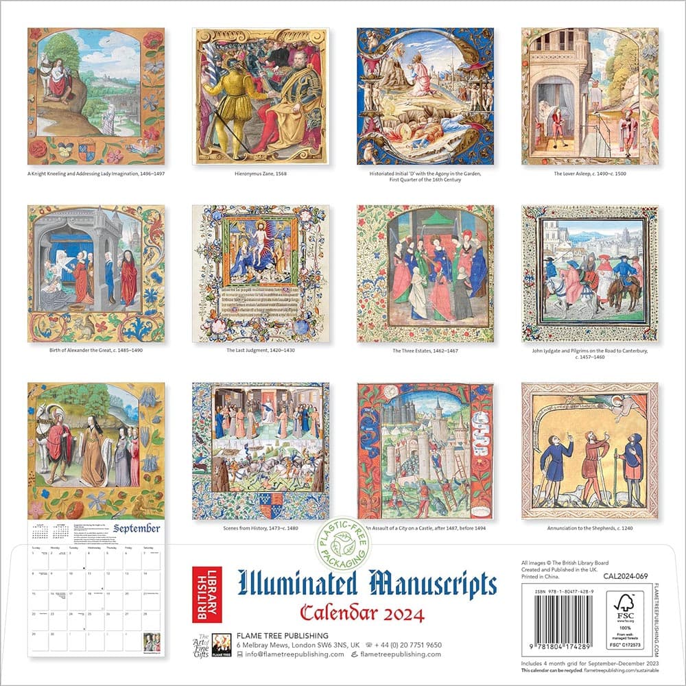 Illuminated Manuscripts Wall back cover  width=''1000'' height=''1000''