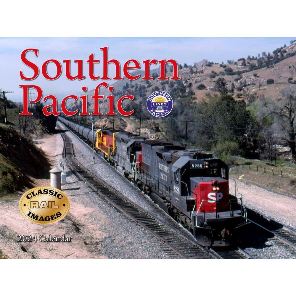 Trains Southern Pacific Railroad 2024 Wall Calendar Main Image