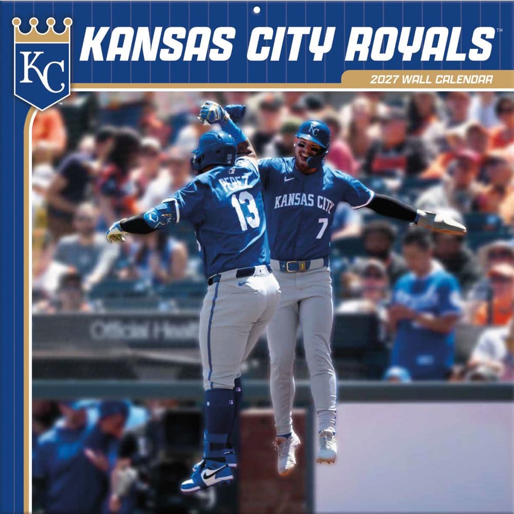 MLB Kansas City Royals 2027 Wall Calendar