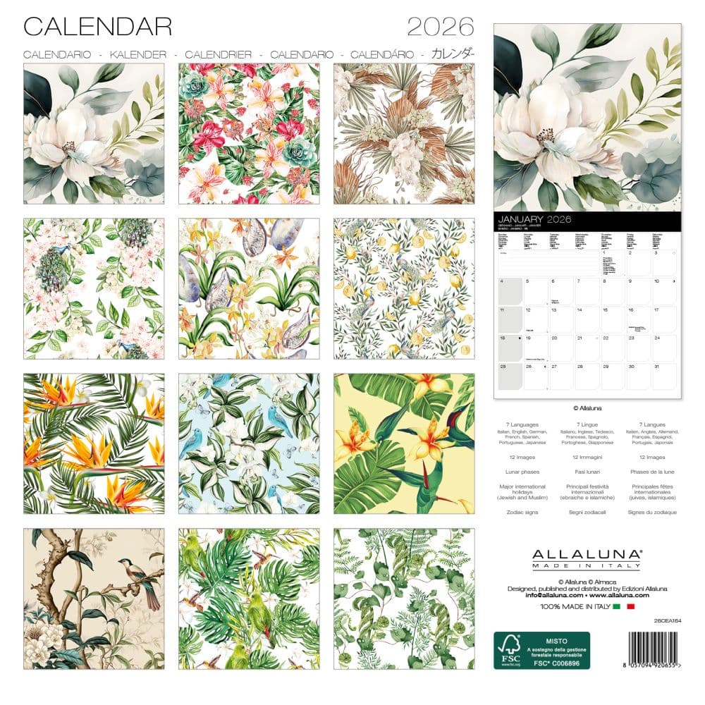 Vintage Textures 2026 Wall Calendar First alternate image