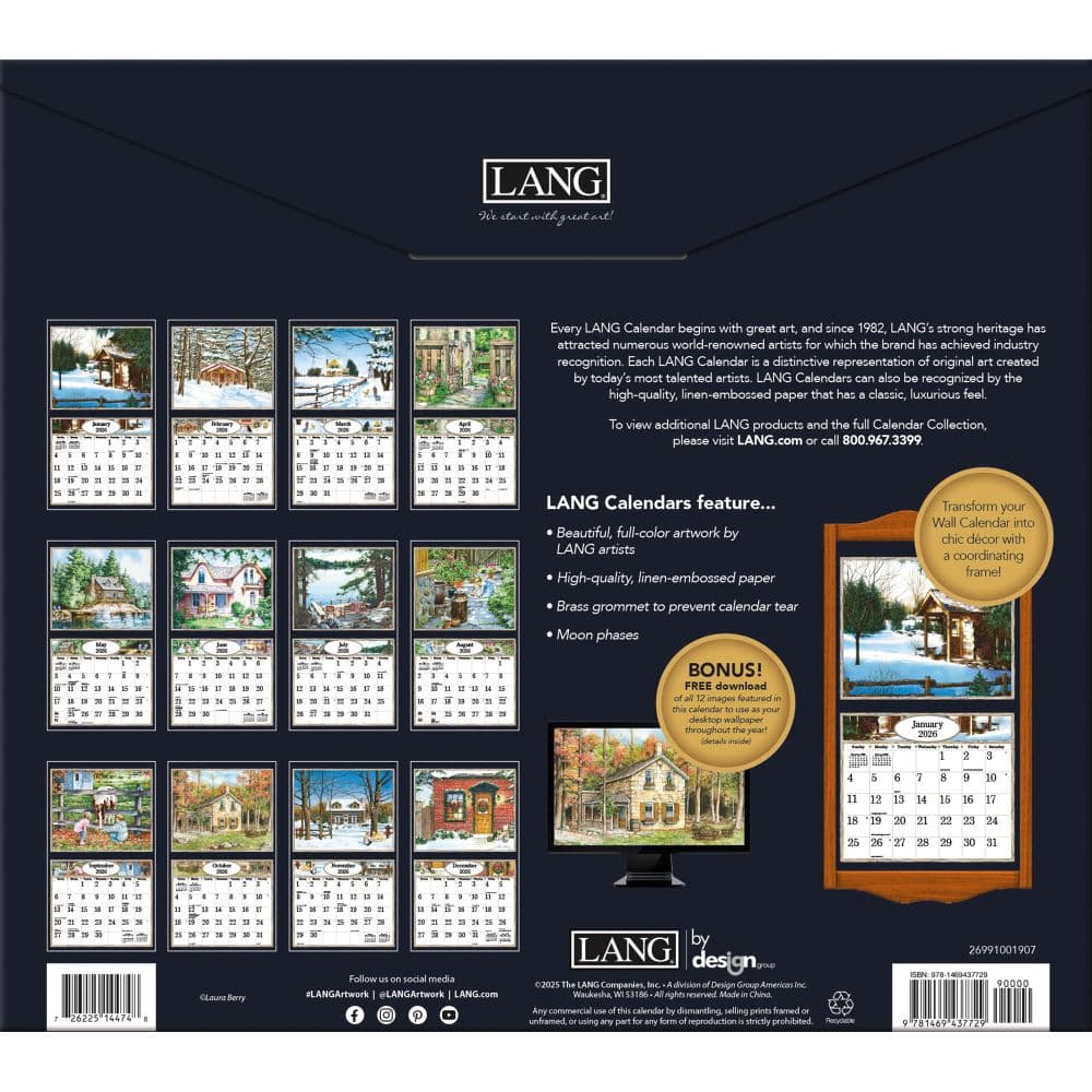 Country Welcome 2026 Wall Calendar by Laura Berry_ALT2