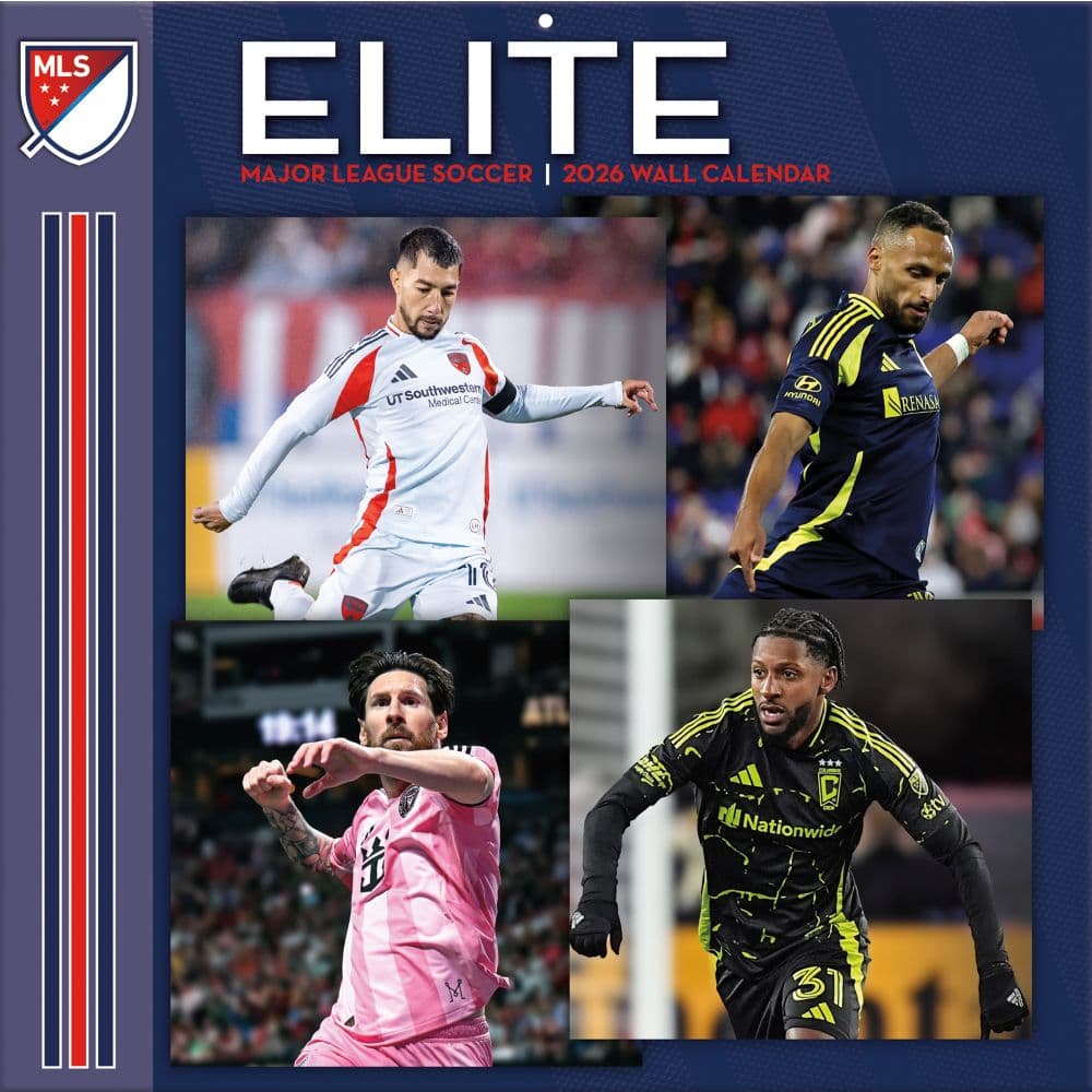 MLS Elite 2026 Wall Calendar Main Product Image
