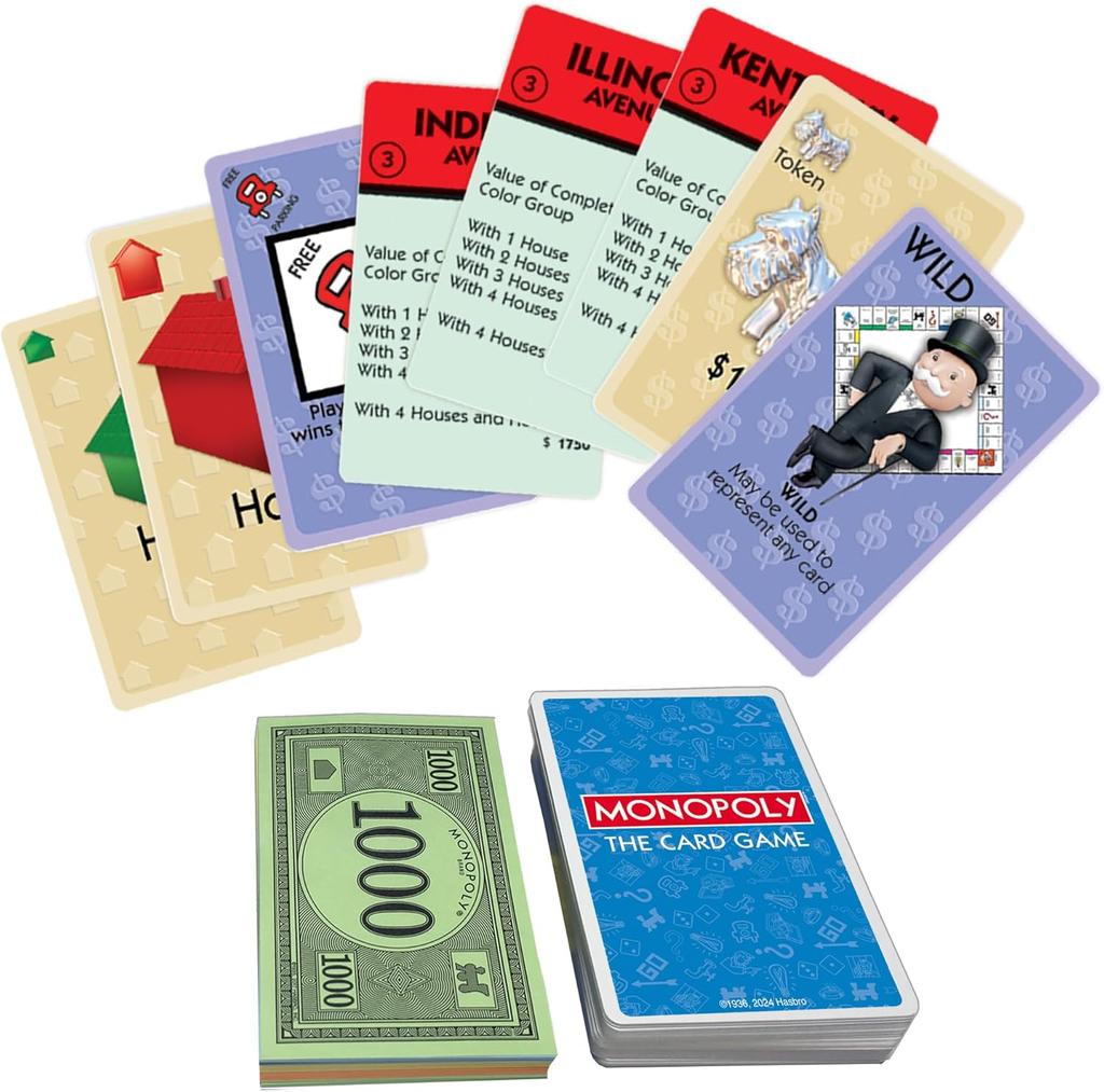 Monopoly The Card Game interior