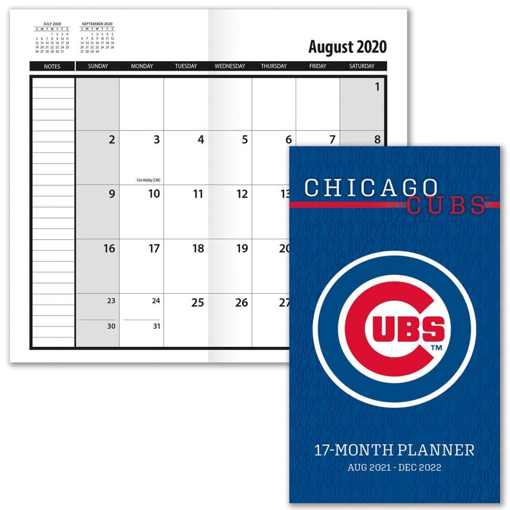 Chicago Cubs 2022 17 Month Pocket Planner Calendars Com