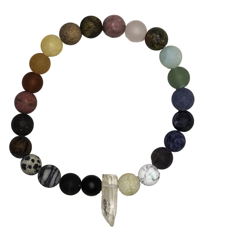 image chakra stone bracelet with crystal Main image  width="825" height="699"