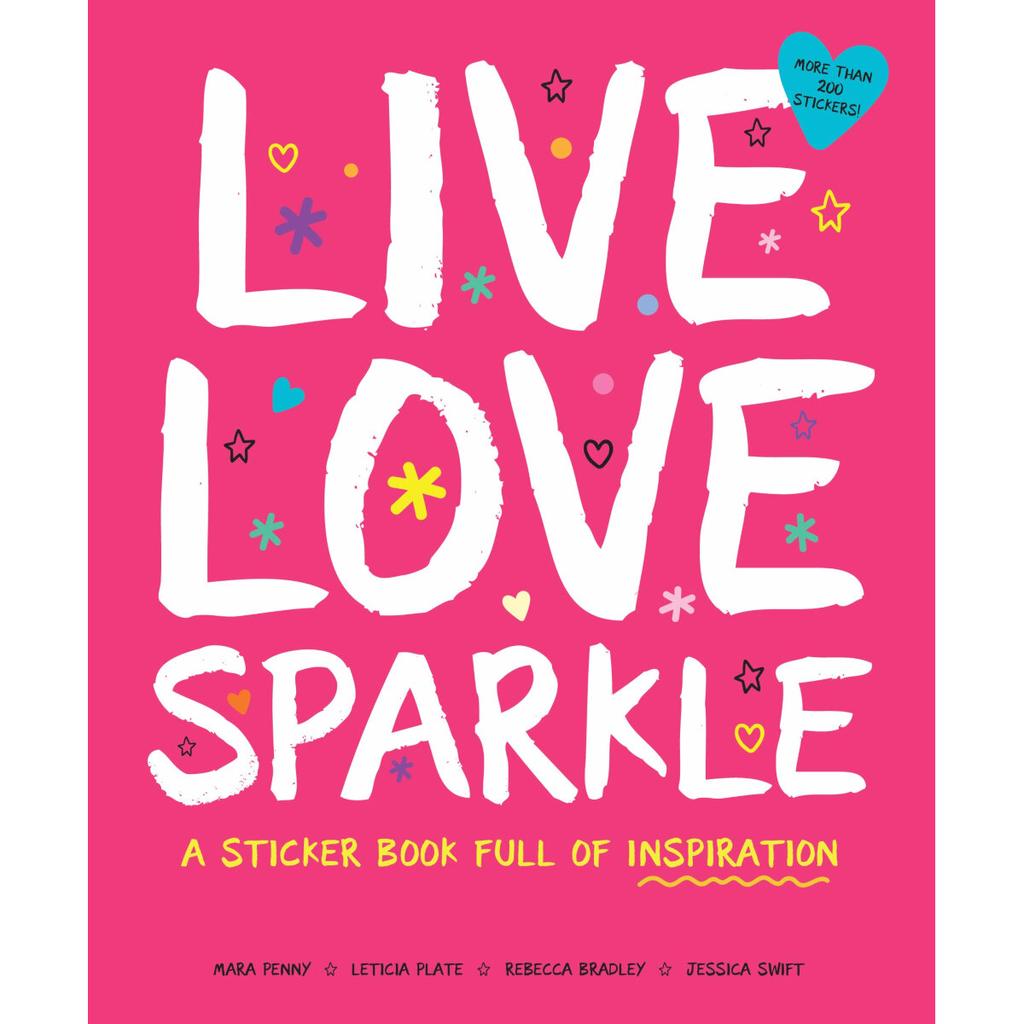 Live Love Sparkle Sticker Book Main Image  width="825" height="699"