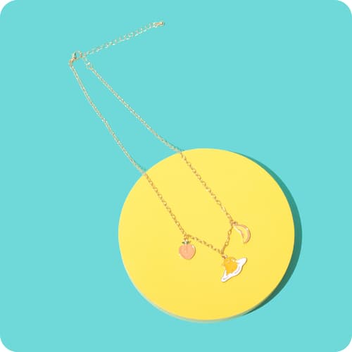 image Gudetama Charms Necklace Main Product Image  width="826" height="699"