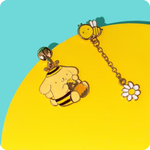 Pompompurin Mismatched Earrings - Atticsalt.com