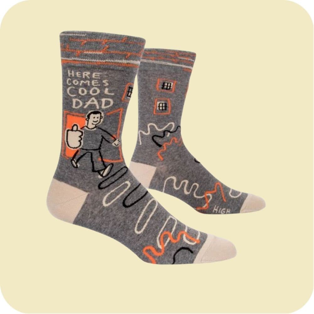 image Here Comes Cool Dad Socks