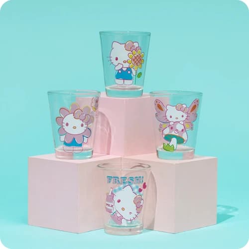 image Hello Kitty Garden Mini Glass Set