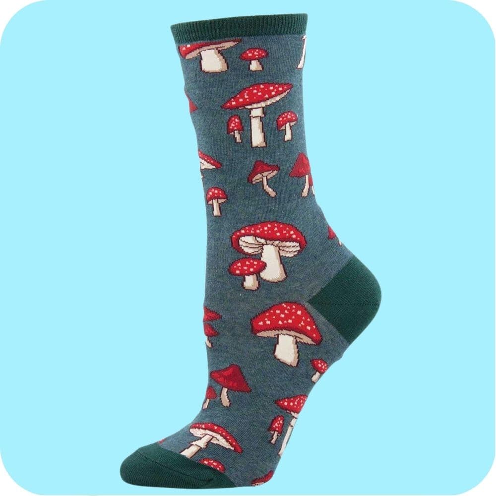 Pretty Fly for a Fungi Socks