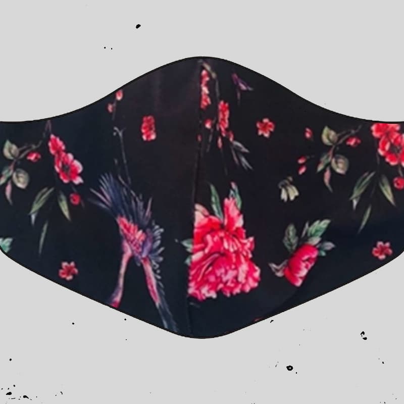 Download Flying Floral Face Mask Atticsalt Com