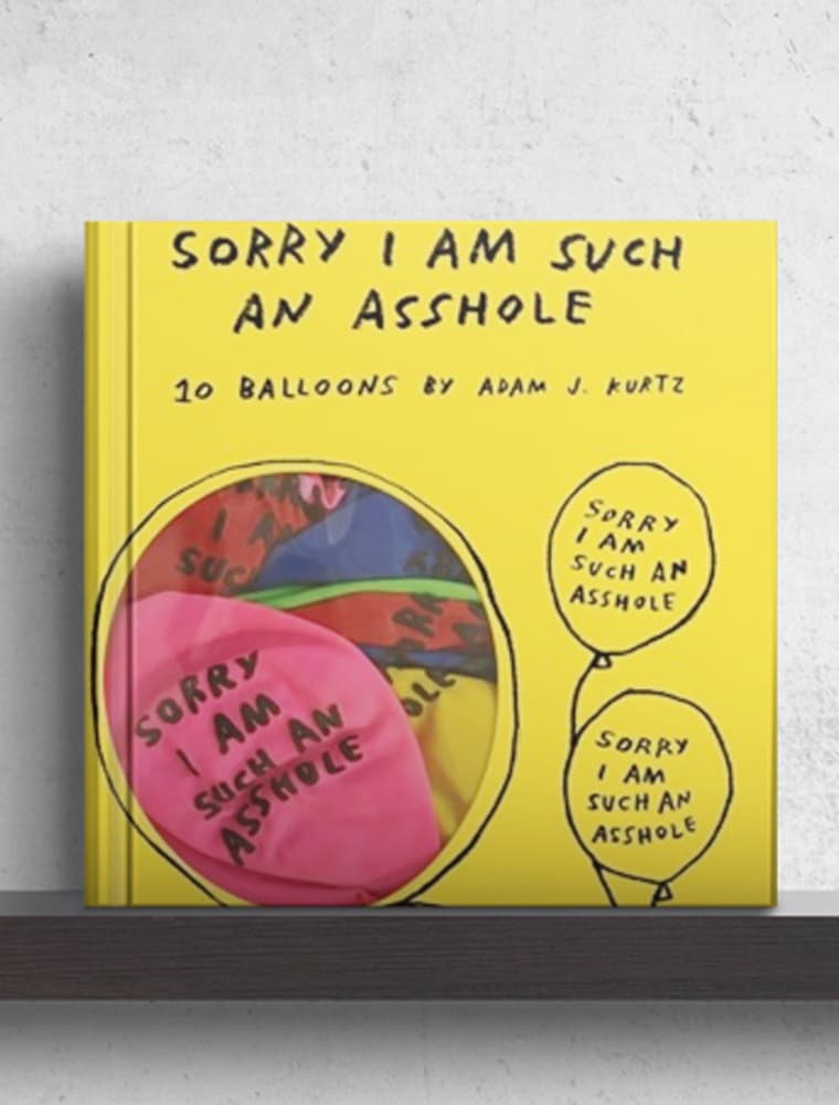 sorry i am such an asshole balloons image 1  width="825" height="699"
