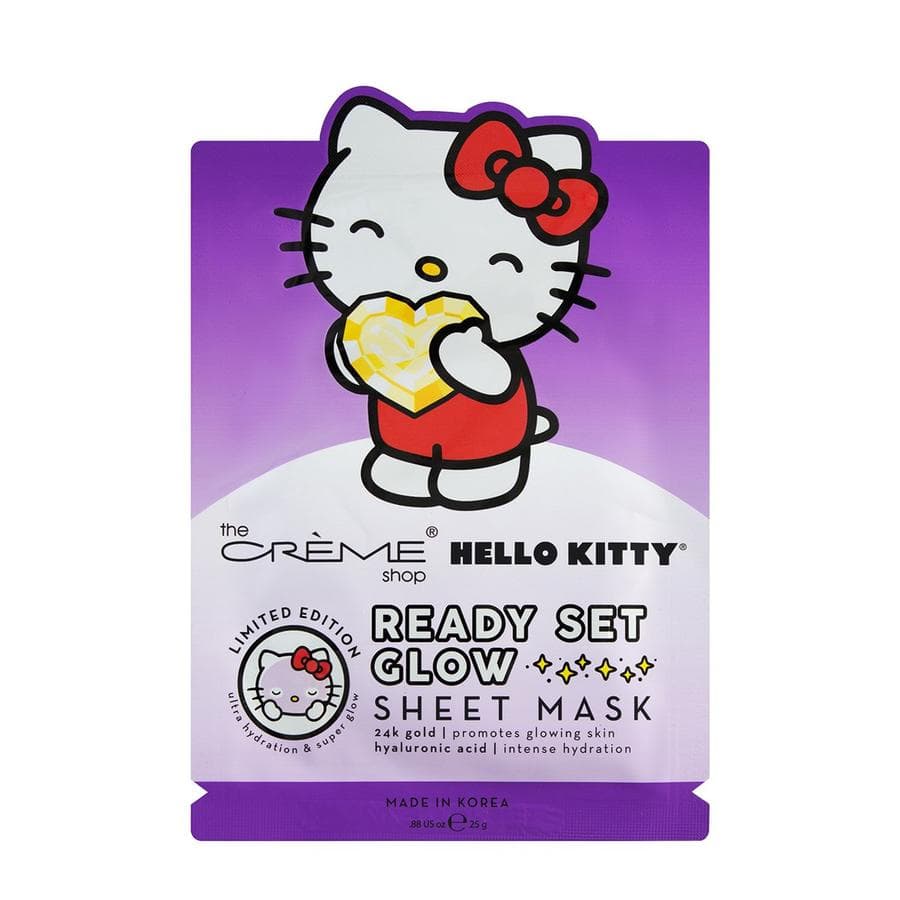 Hello Kitty Ready Set Glow Hydrating and Cooling Facial Mask