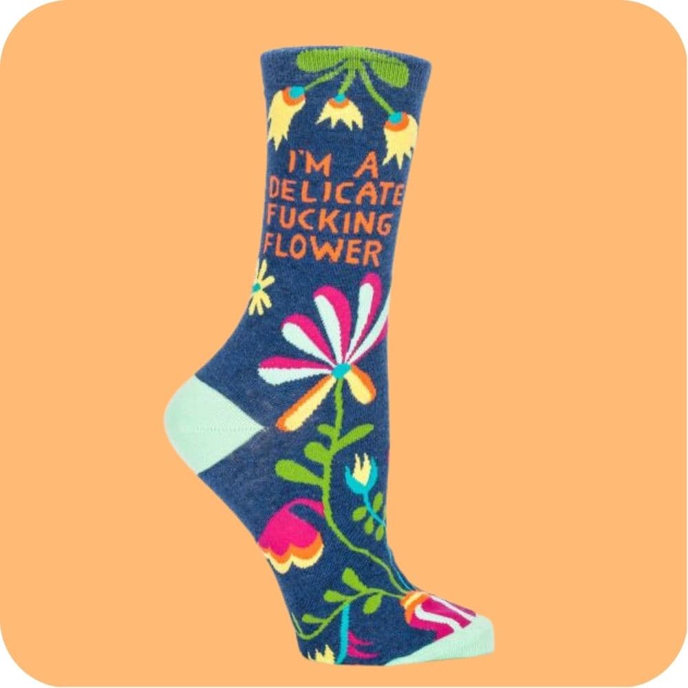image Delicate Fucking Flower Socks