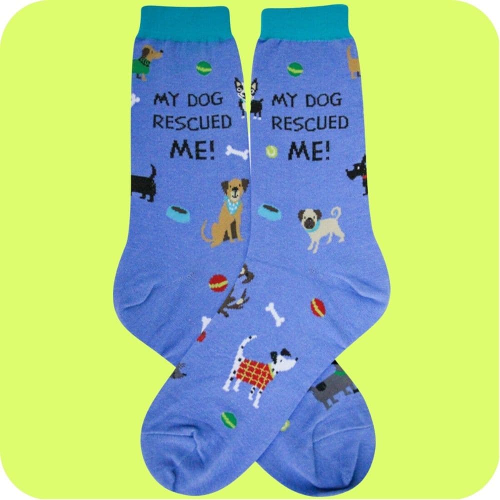 image My Dog Rescued Me Socks