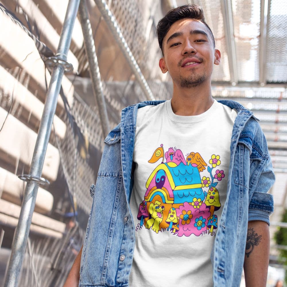 Trippy Dog House Tee