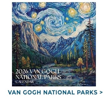 Van Gogh National Parks 2026 Wall Calendar