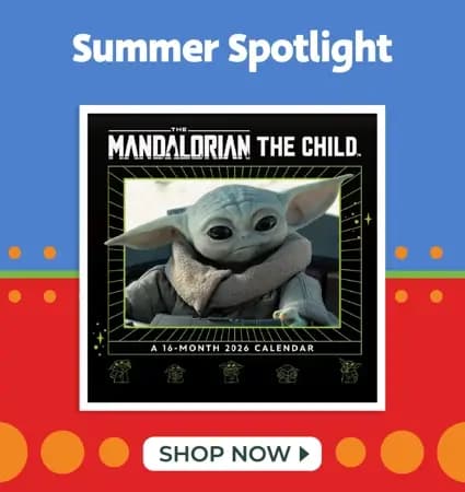 Summer Spotlight calendars featuring The Mandalorian, Toy Story, Wicked, and Harry Potter – Shop Now