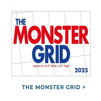 Monster Grid 2025 Wall Calendar at Calendars.com!