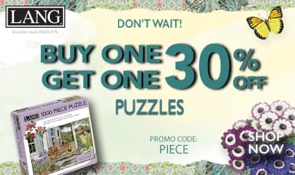 Shop puzzle deals at LANG by Calendars.com!