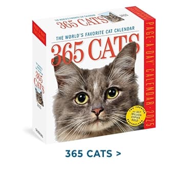  365 Cats Page-a-Day 2025 Desk Calendar at Calendars.com!