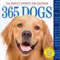 365 Dogs 2026 Page-A-Day Desk Calendar
