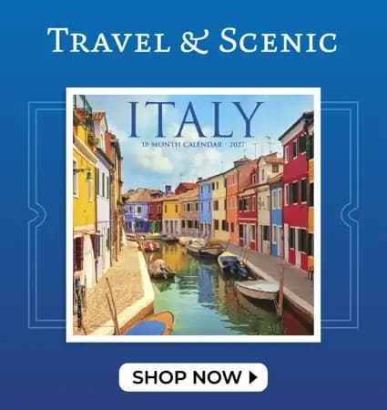 Travel and Scenic calendars featuring stunning destinations around the world – Shop Now