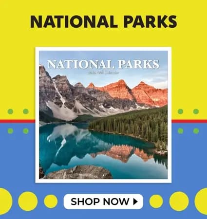 National Parks calendars featuring stunning landscape photography – Shop Now