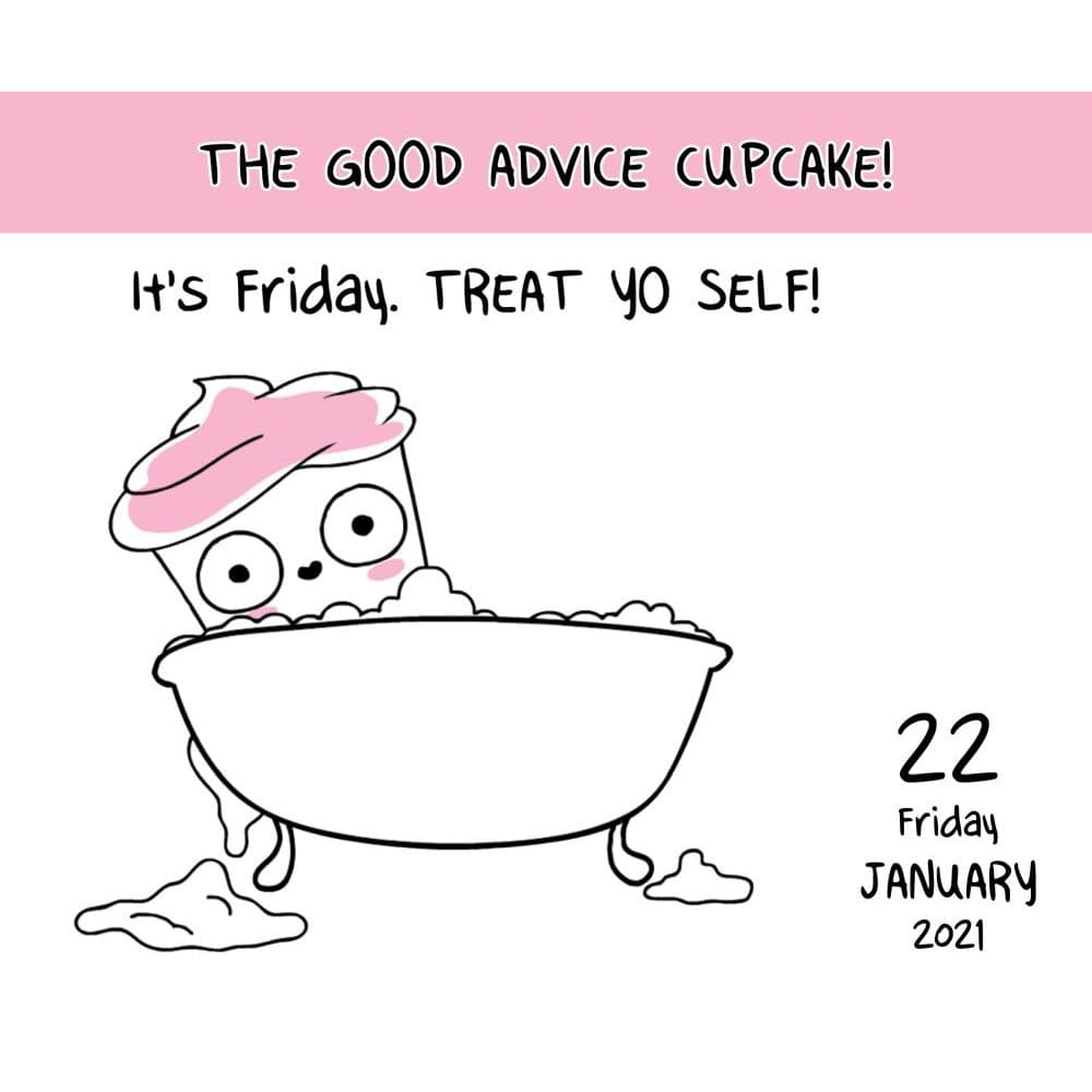 Good Advice Cupcake Desk Calendar 9781524857769 eBay