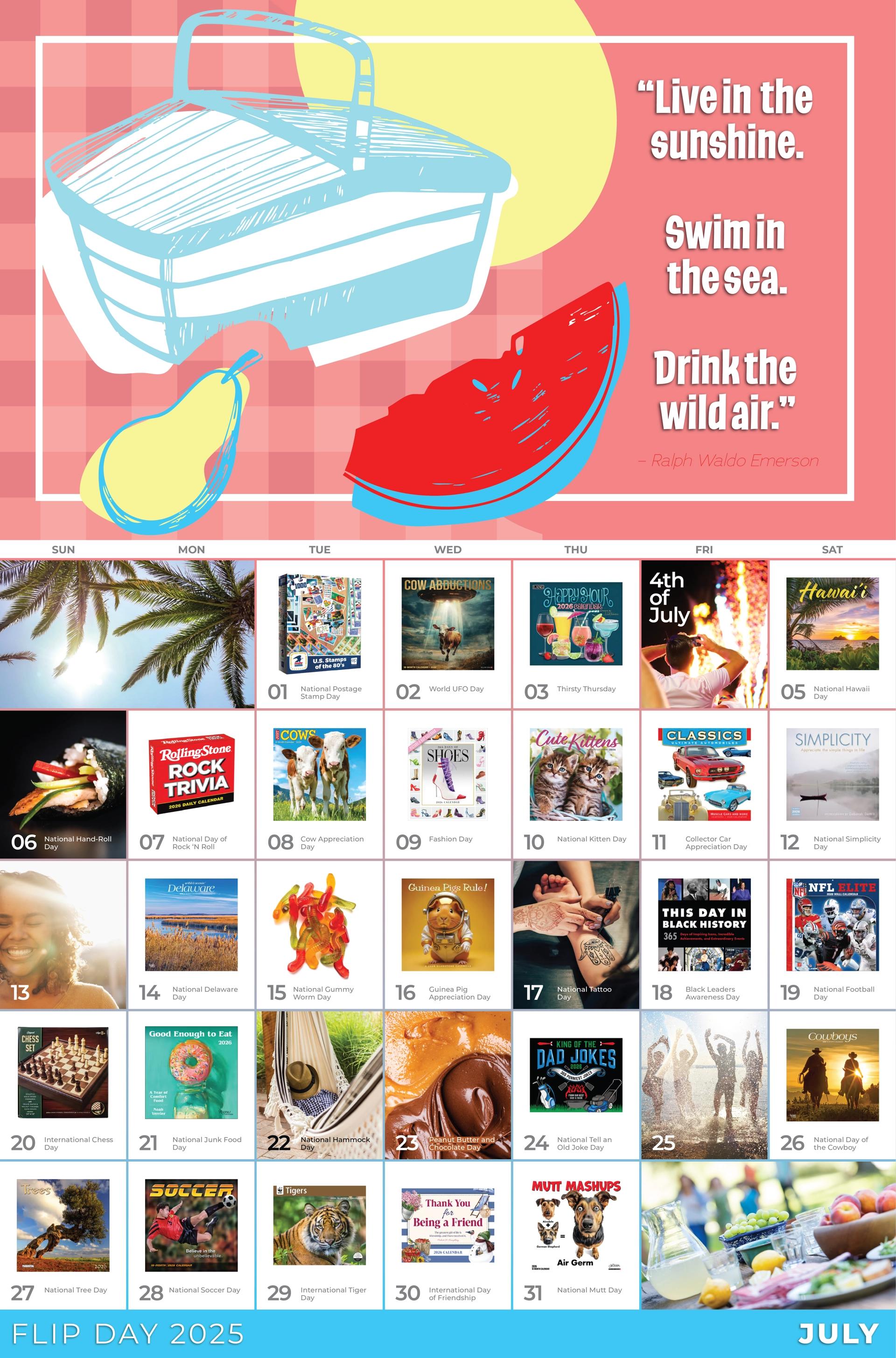 Check out what's happening for FLIP DAY at Calendars.com!