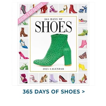 365 Days of Shoes 2025 Wall Calendar cover