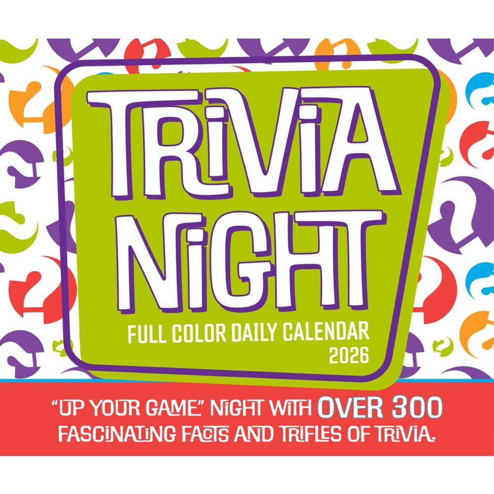 Trivia Night 2026 Desk Calendar