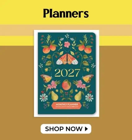 2027 planners including Mary Engelbreit A Moment Here a Memory There, LANG Bountiful Blessings by Susan Winget, and Katie Daisy Where Love Grows - Shop Now