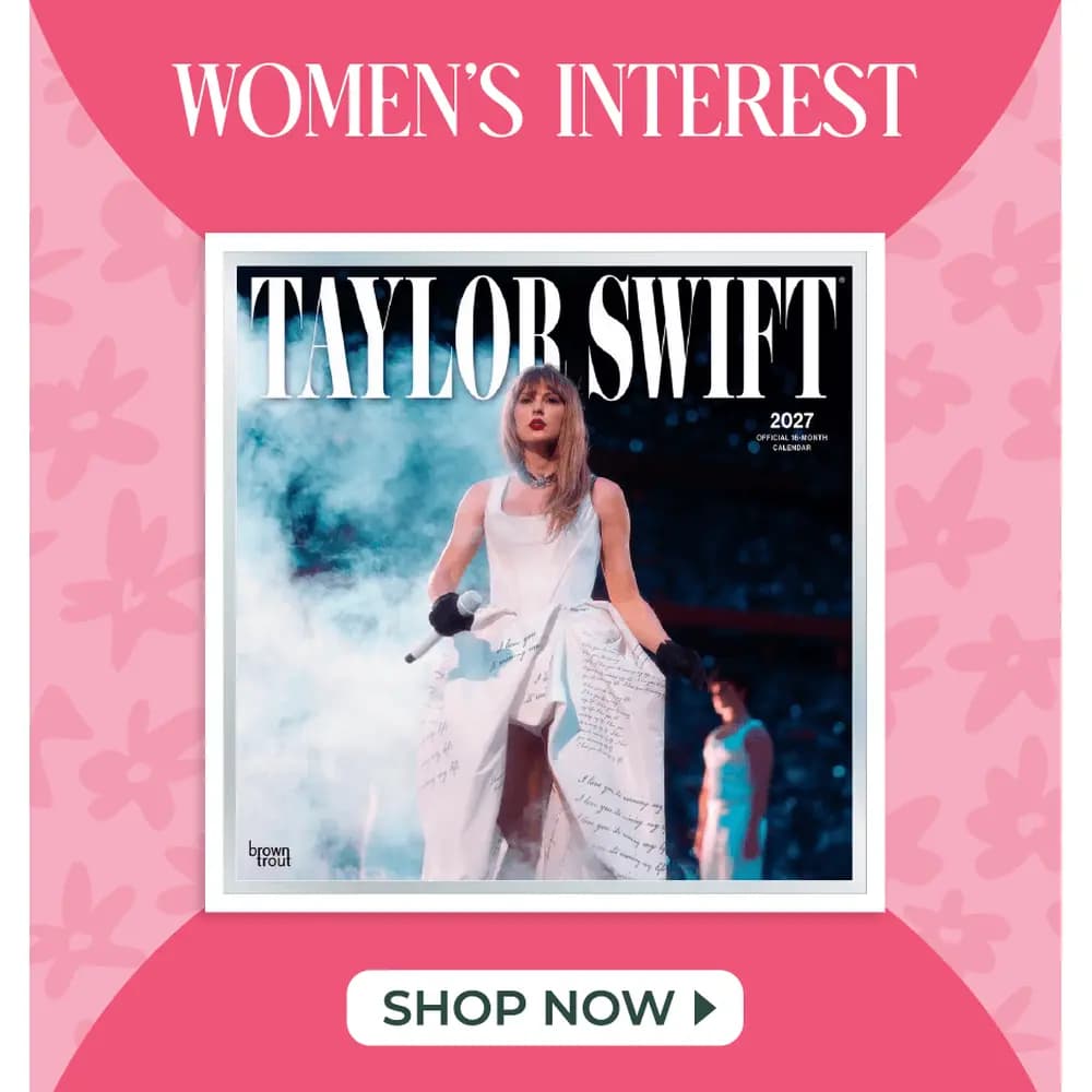 Women's Interests calendars featuring Girl Boss, Dolly Parton, I Read Banned Books, and Taylor Swift – Shop Now