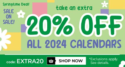 Extra 20% Off 2024 Calendars