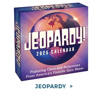 Jeopardy 2025 Desk Calendar at Calendars.com!