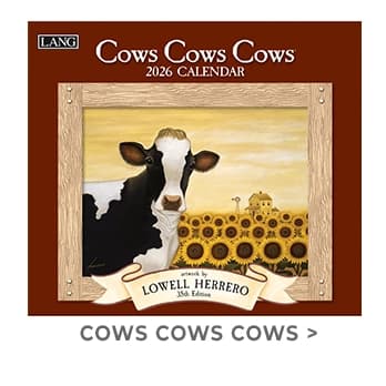 Cows Cows Cows 2026 Wall Calendar by Lowell Herrero