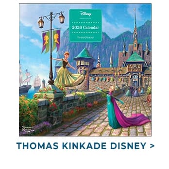Thomas Kinkade Disney Collection 2026 Wall Calendar