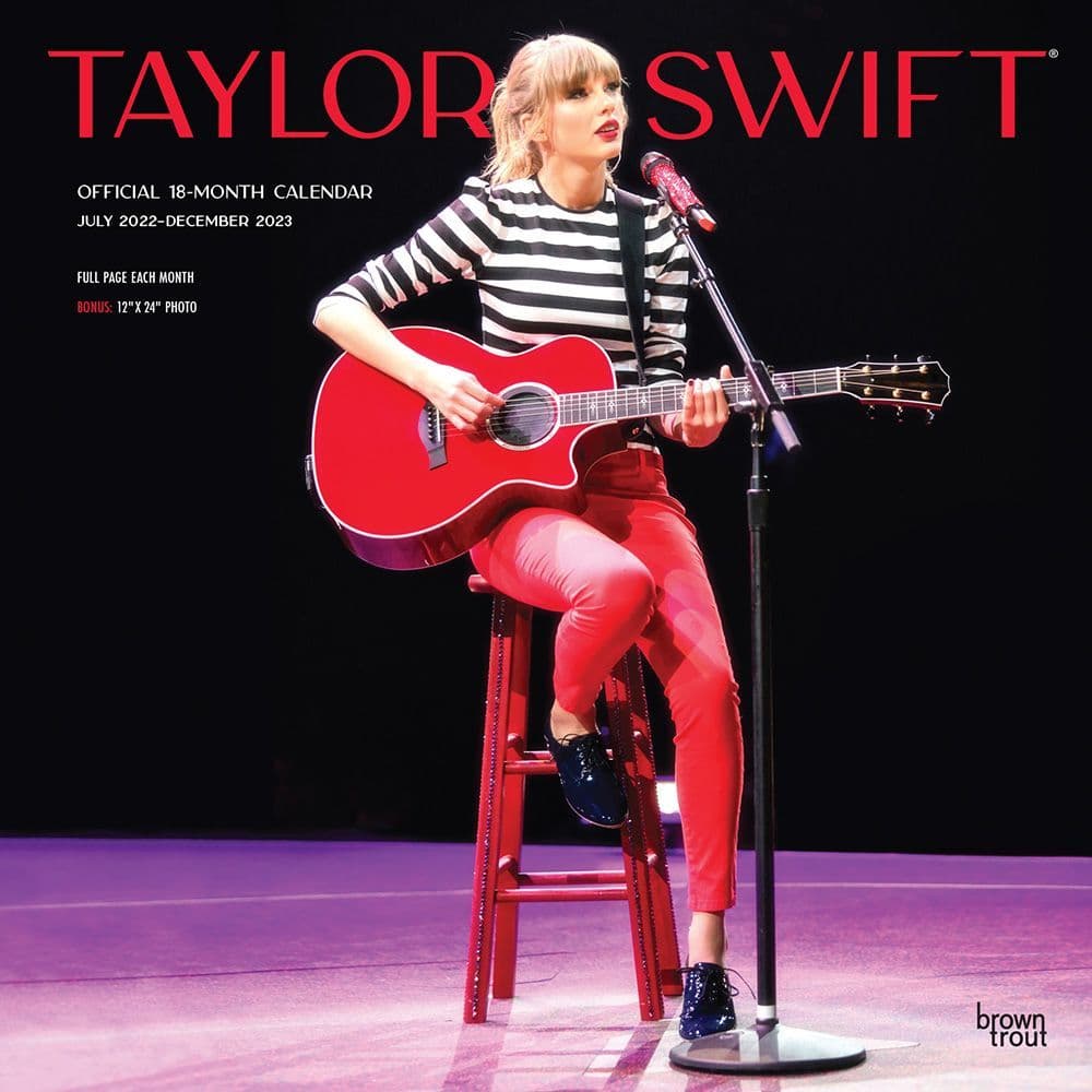 Taylor Swift 18 Month 2023 Wall Calendar - Calendars.com